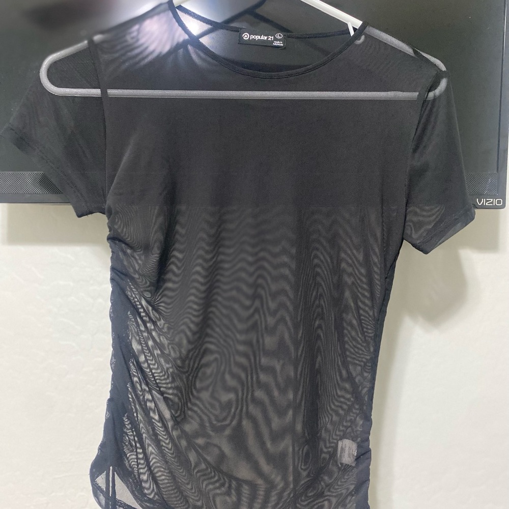 Mesh black top